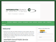 Tablet Screenshot of interfaithfl.org